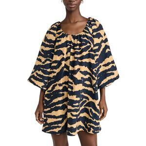 Rhode 'Alina' Gold Polyester Dress Size S - NWT